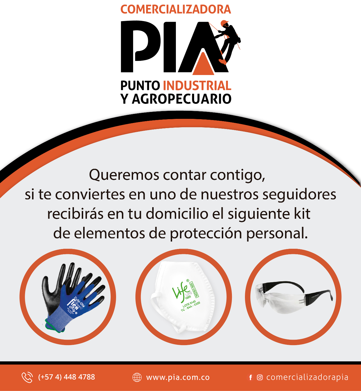 PIA te obsequia un kit de seguridad personal